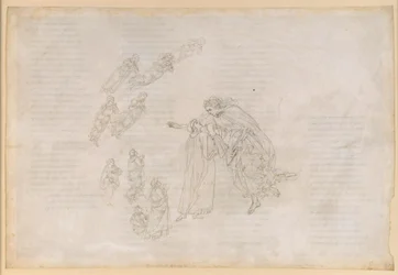 La Divina Commedia, Paradiso IV. Den første planetsfæren (månehimmelen): Beatrice forklarer Dante hvor de salige egentlig befinner seg
