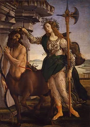 Pallas Athene og kentauren, 1482