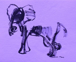 Dynamisk lilla elefant