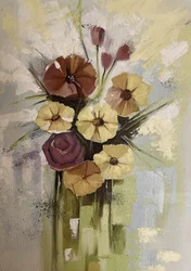 Levende, moderne blomster