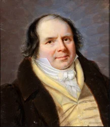Portrett av en korpulent mann fra Genesis Bourgeoisie Maleri av Santo Panario (1786-1871) Genes, Gallery of Modern Art