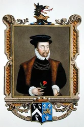 Portrett av Lord Roger North (1530-1600) 2nd Baron North fra 