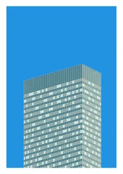 390 Park Avenue, NYC, 2014 (grafisk giclée-trykk)