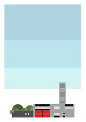 Brannstasjon, 2014 (grafisk giclée-trykk)