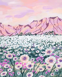 Rosa fjellblomst