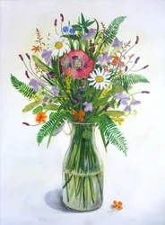 Hageblomster, 2023 (akryl)