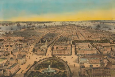 New-York Union Square, Looking South, 1850.