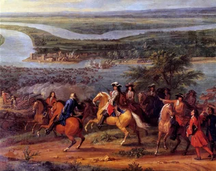 The Actions of the Great Conde, passasje av Rhinen