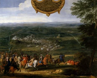 Tretti års krig (1618-1648): «Slaget ved Nördlingen i 1645» Slaget ved Alerheim, også kalt det andre slaget ved Nordlingen (eller Norlingue) 3.08.1645, motarbeidet Frankrike ledet av Louis II Prins av Bourbon (Bourbon-Conde) sa Great Conde mot