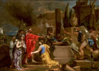 Odyssevs oppdager Astyanax i Hektors grav, ca. 1654-56