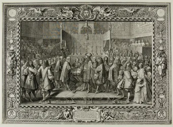 Fornyelse av alliansen mellom franskmennene og sveitserne i 1663