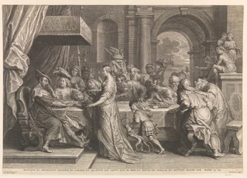 Salome viser hodet til døperen Johannes til Herodes