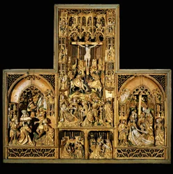 Pasjonsalteret, ca. 1500–10 (eik)