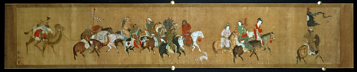 En konvoi av mongoler, kinesere