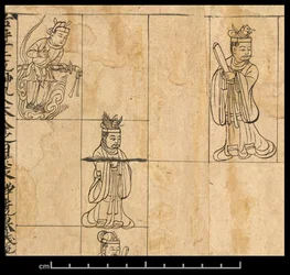 Almanakk for AD 978, Dunhuang Mogao, Kina, ca. 978 (blekk på papir)