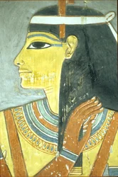 Det gamle Egypt, veggmaleri, gudinnen Hathor, Horemhebs grav, Theben