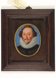 En gentleman kalt William Shakespeare (akvarell på vellum)
