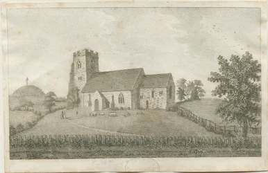 Castle Church - Kirke: gravering, og [?1700-tallet] (trykk)