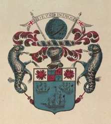 Våpenskjoldet til Old East India Company (trykk)