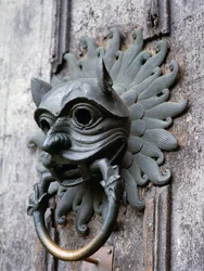 Durham Cathedral Sanctuary Knocker, kopi av original bronse fra 1100-tallet (bilde)
