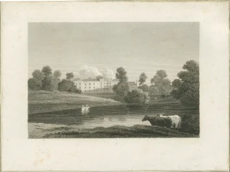 Enville Hall: gravering og [slutt på 1700-tallet] (trykk)