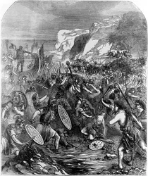 Landingen av Julius Cæsar (100-44 f.Kr.) i 55 f.Kr