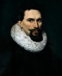 Portrett av Maurice av Nassau (1567-1625), prins av Orange, greve av Nassau. Anonymt maleri, flamsk skole (olje på lerret)