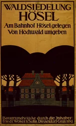 Waldsiedlung hotellreklame på tysk, ca. 1890 (plakat)