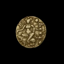 Gupta-mynt, 375-415 e.Kr. (gull)
