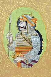 Miniatyrmaleri av Maharana Pratap Singh