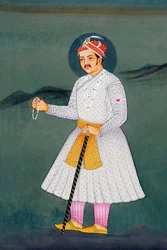 Miniatyrmaleri av Mughal-keiseren Akbar