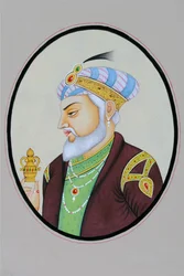 Miniatyrmaleri av Mughal-keiseren Aurangzeb