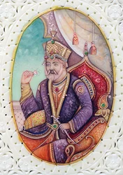 Miniatyrmaleri av Mughal-keiseren Bahadur Shah Zafar