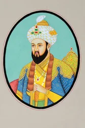 Miniatyrmaleri av Mughal-keiseren Humayun
