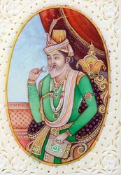 Miniatyrmaleri av Mughal-keiseren Humayun