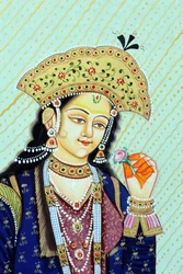 Miniatyrmaleri av Mughal-dronningen Mumtaz Mahal