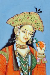 Miniatyrmaleri av Mughul-dronning Mumtaz Mahal