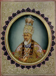 Portrett av Bahadur Shah II (1775–1862)