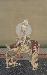 Portrett av Bahadur Shah II (1775–1862)