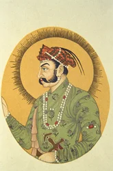 Portrett av Mughal-keiser Jahangir, India