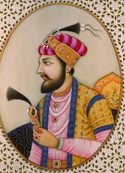 Portrett av Mughal-keiseren Shah Jahan Covey-maleri