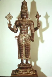 Vishnu, fra Sør-India (bronse)