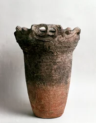 Stor terrakottavase fra Fukushima, Jomon-perioden 1500-1000-tallet f.Kr