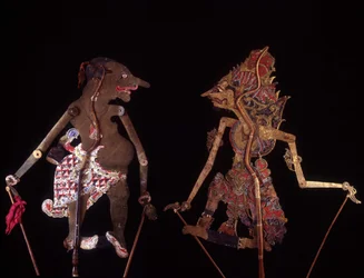 Wayang Kulit. Java-dukker. Jean Francois Hubert-samlingen. Paris