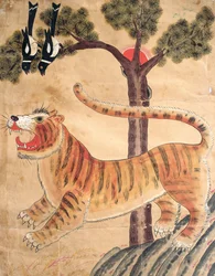 Seonangsin (naturlig pigment på papir)