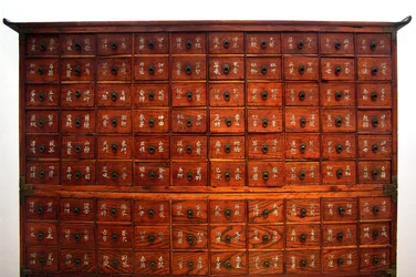 Medisinske tremøbler, Joseon-perioden, Korea, Kim Chong-hak-samlingen. Koreas nasjonalmuseum, Seoul, Republikken Korea, 2006.