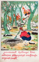 Temiya Jakata. (gravering, ca. 1910)