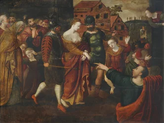 St. Agatha (olje på panel)