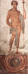 Mannlig kroningsfigur, Herculaneum
