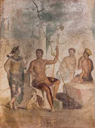 Meleager og Atalanta, Pompeii